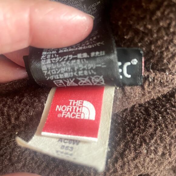 The North Face Women's Polartec Full Zip Brown Jacket Sz M - Picture 10 of 10